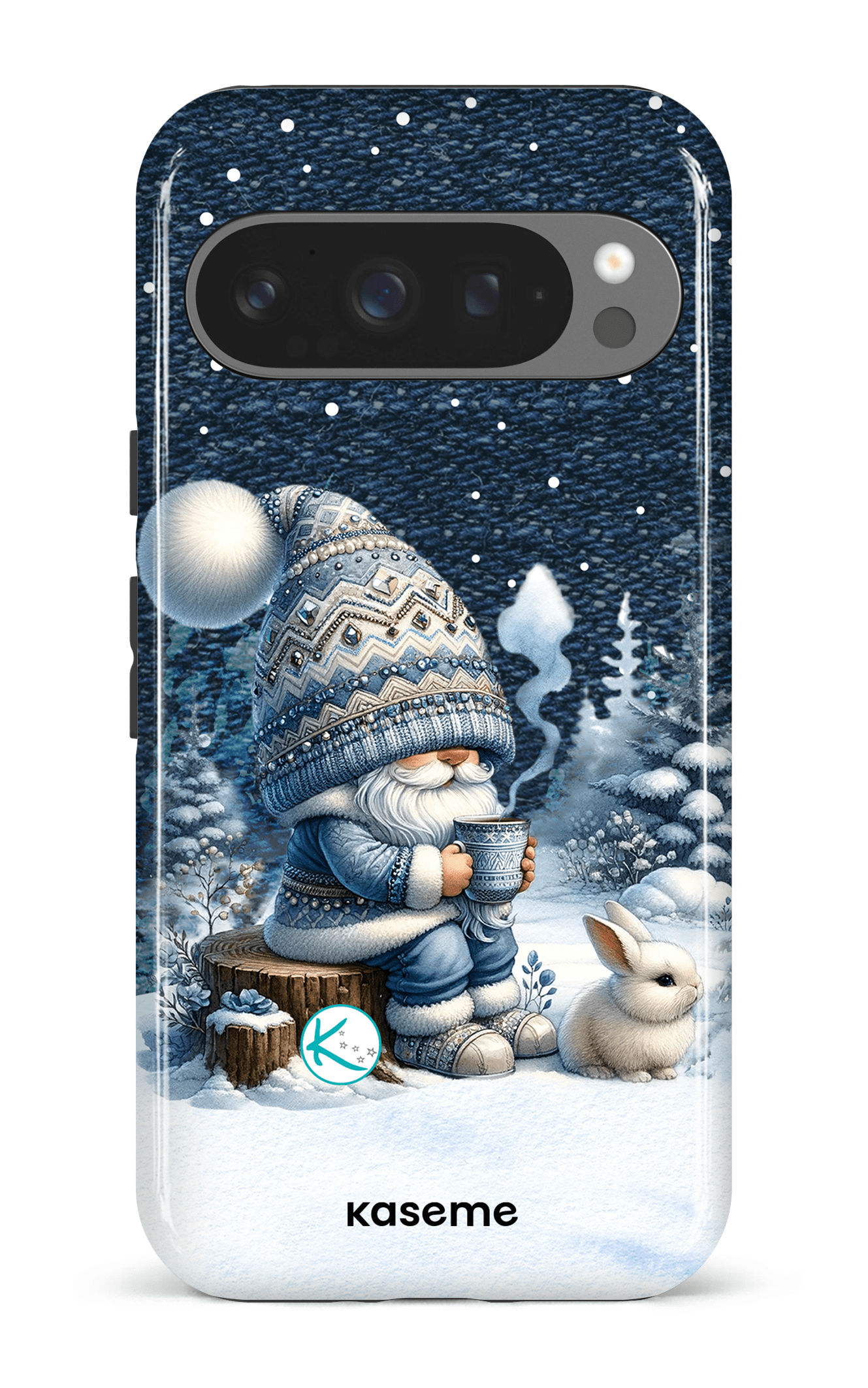 Étui à cellulaire - Gnome et son lapin
