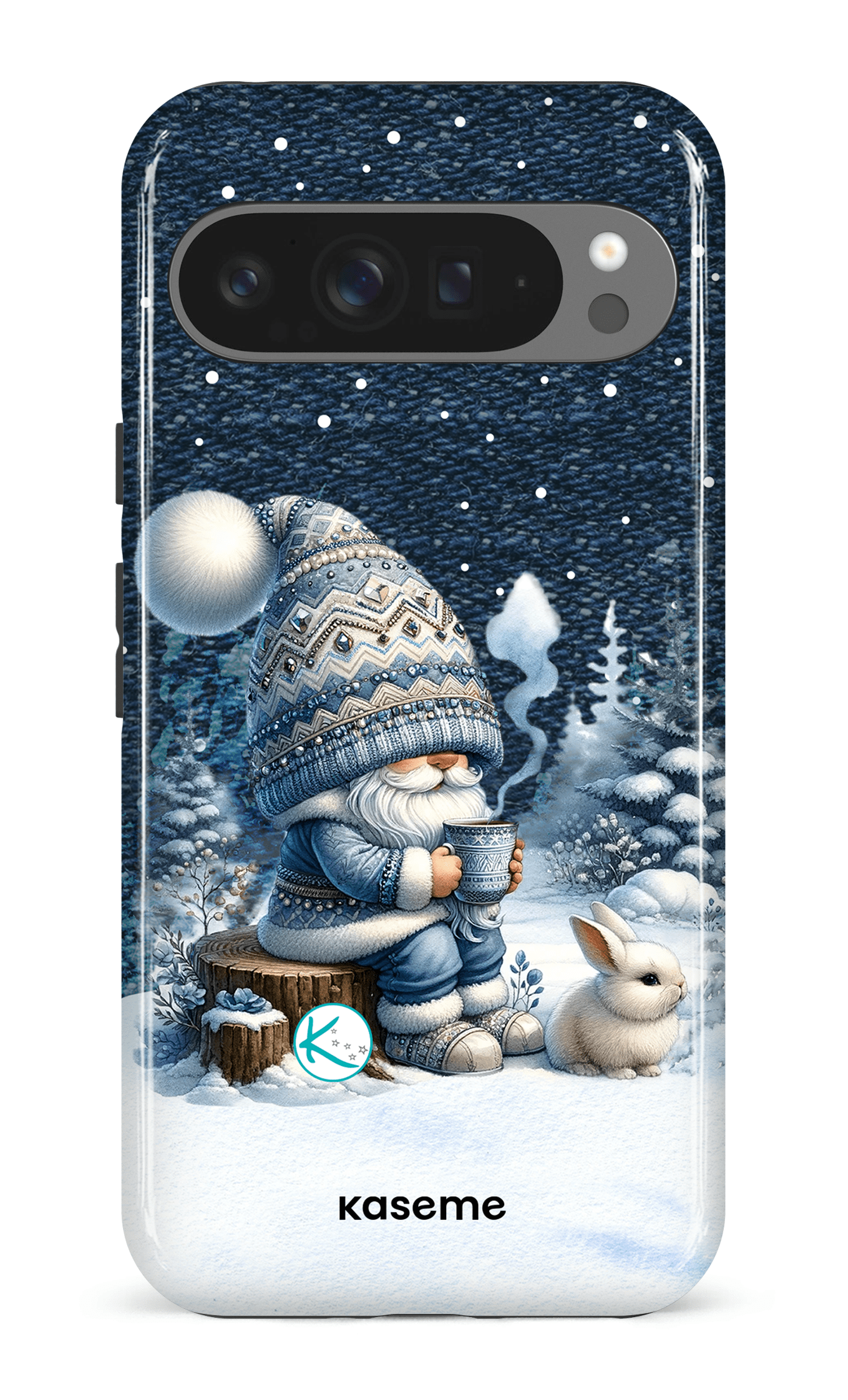 Étui à cellulaire - Gnome et son lapin