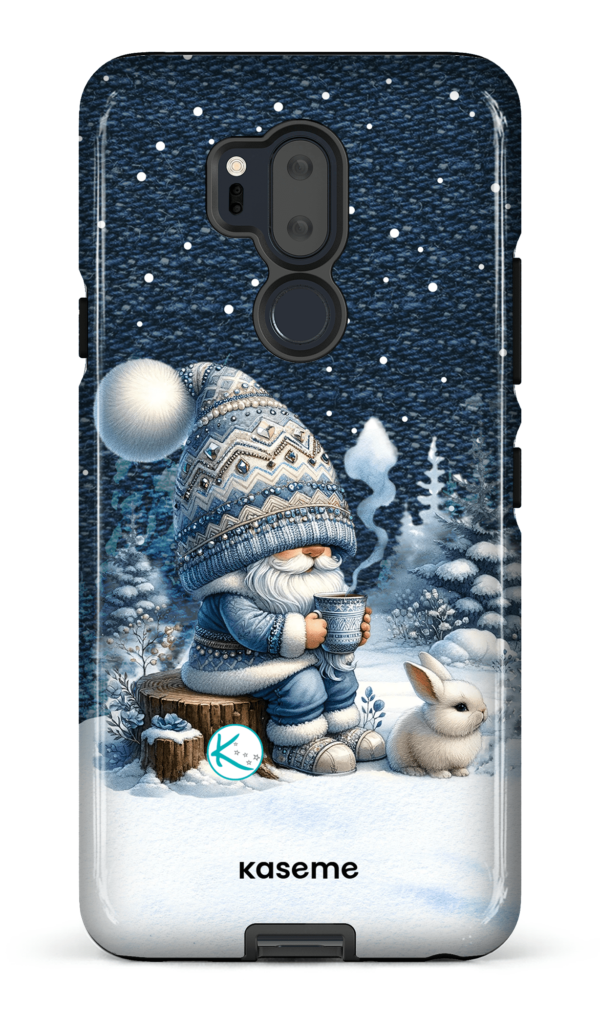 Étui à cellulaire - Gnome et son lapin