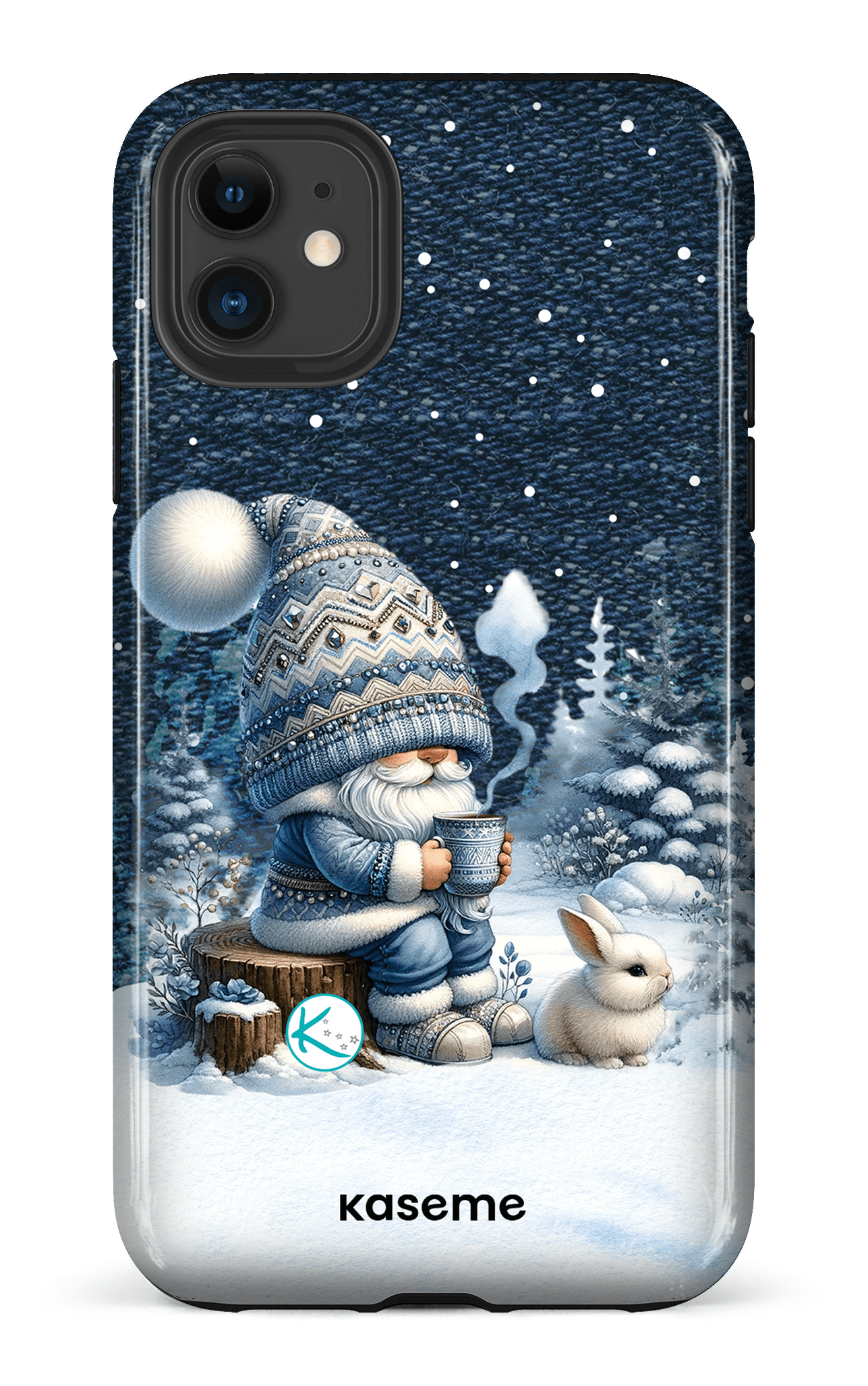 Étui à cellulaire - Gnome et son lapin