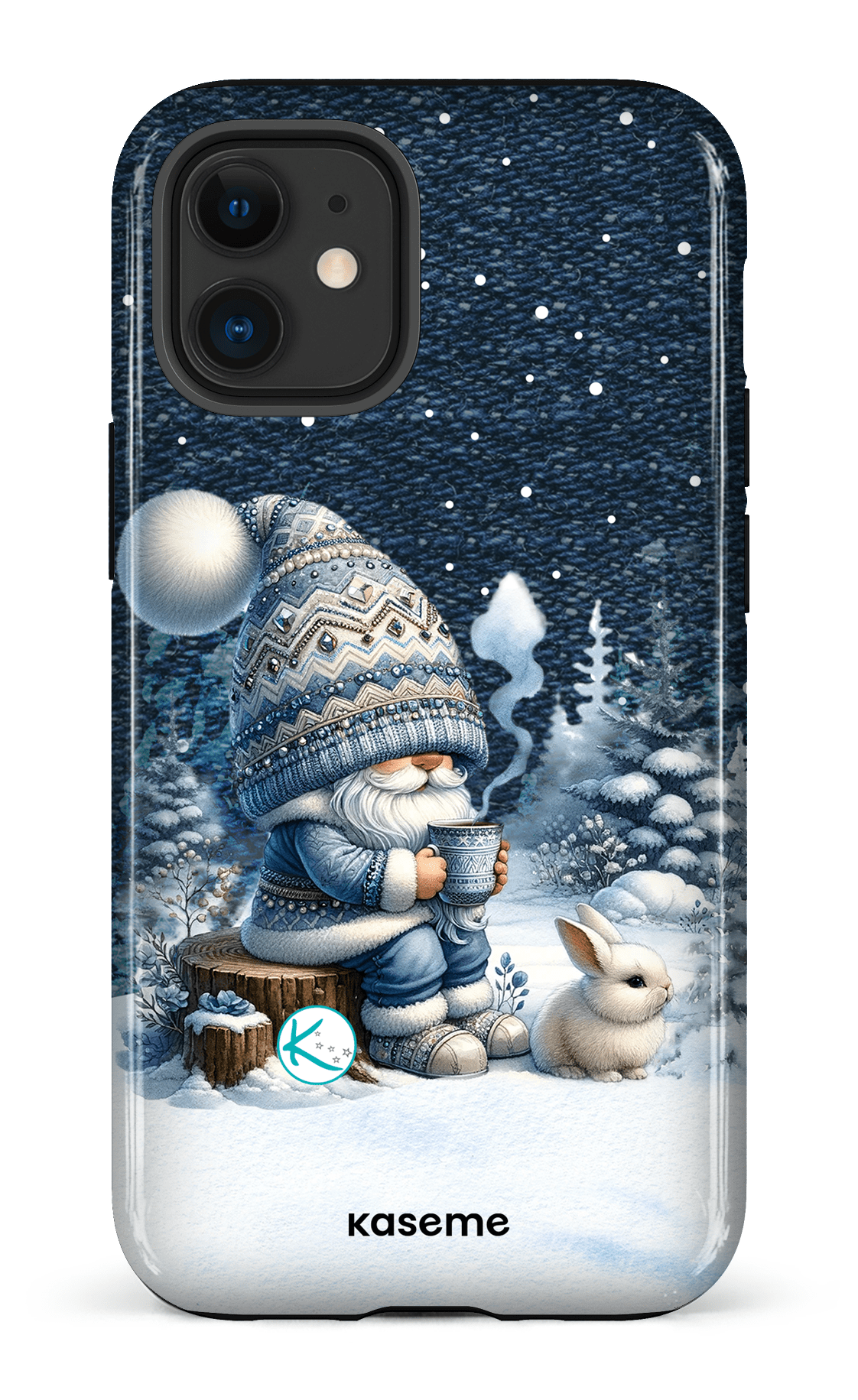 Étui à cellulaire - Gnome et son lapin