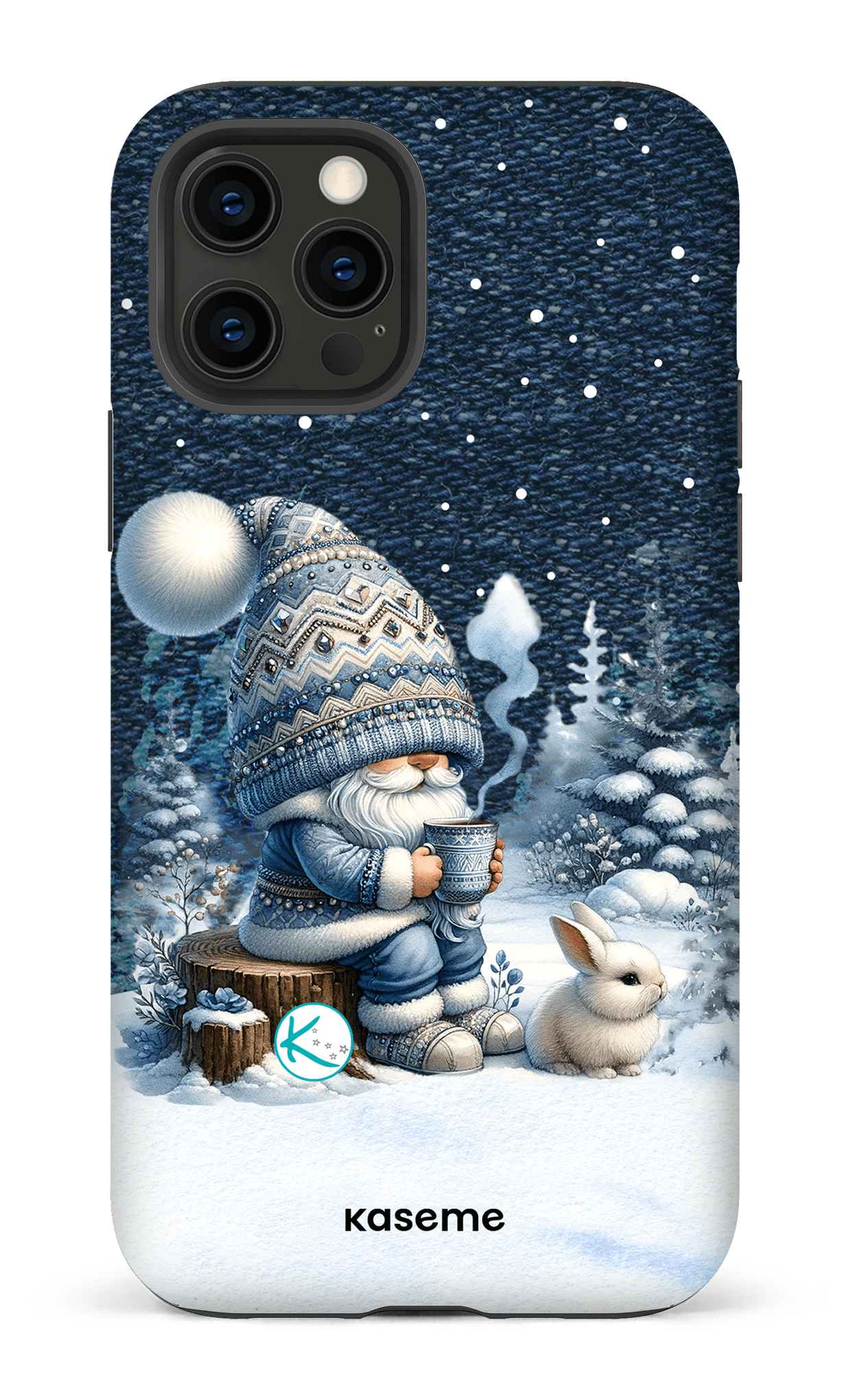 Étui à cellulaire - Gnome et son lapin