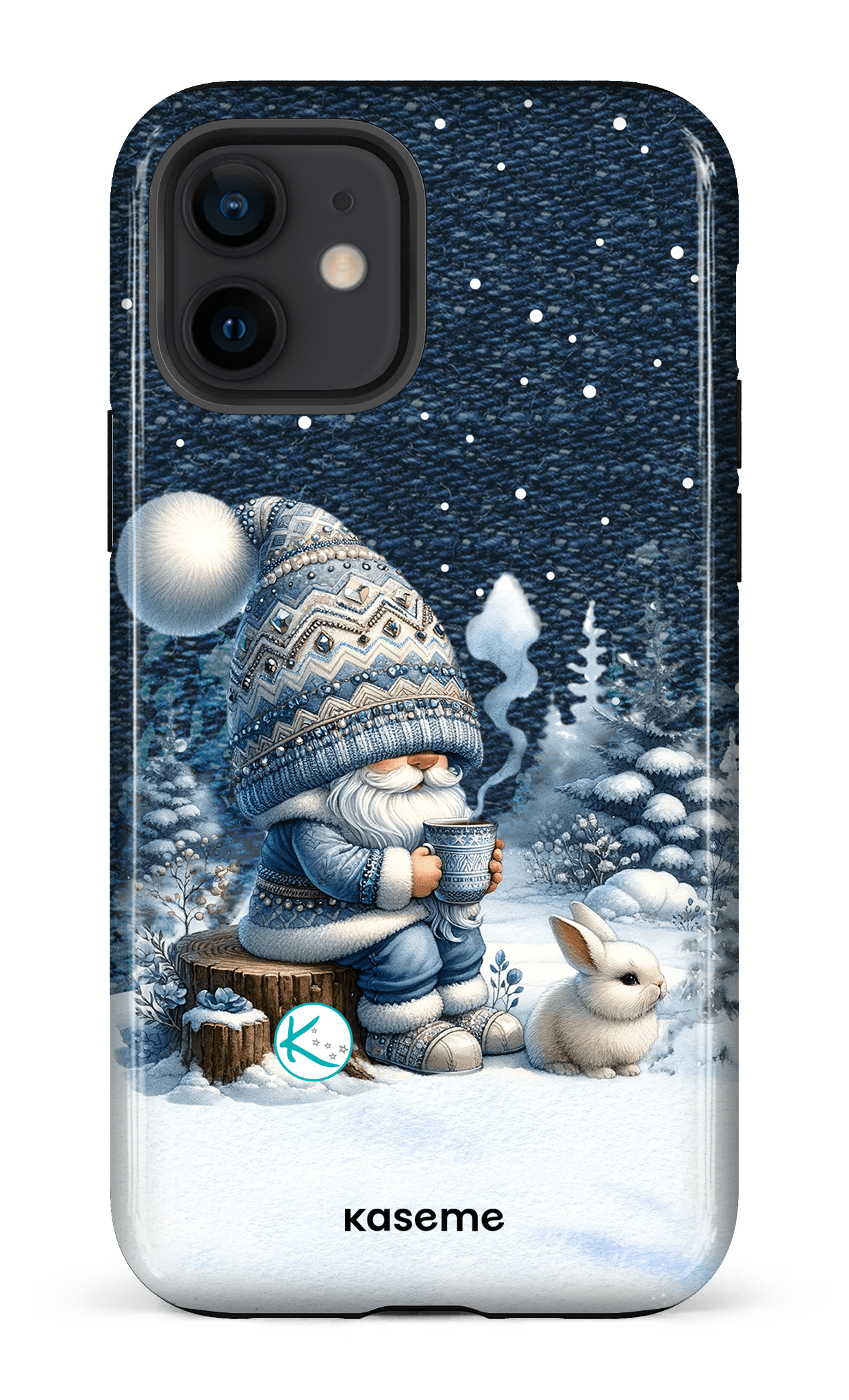 Étui à cellulaire - Gnome et son lapin
