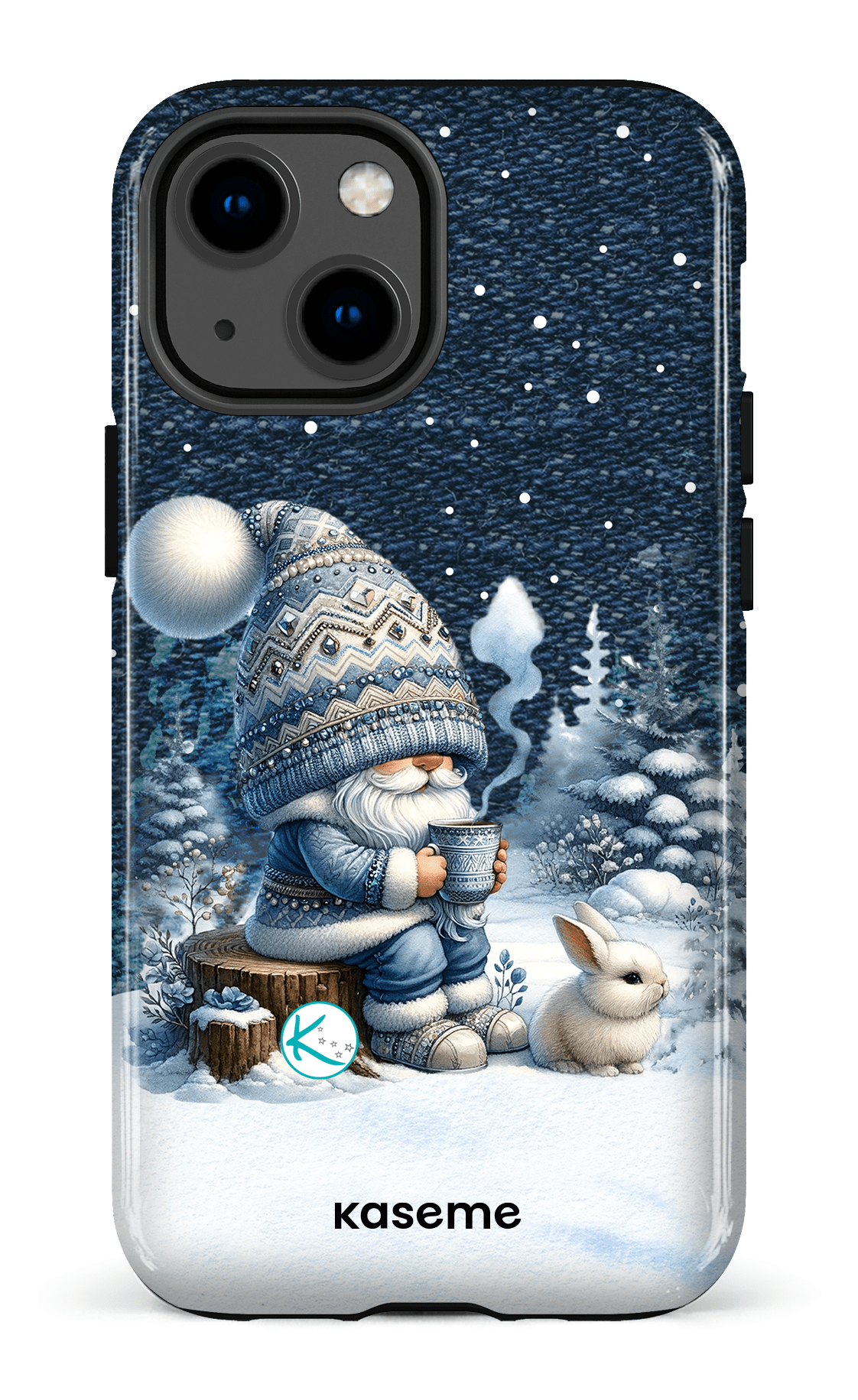 Étui à cellulaire - Gnome et son lapin