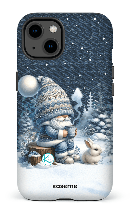Étui à cellulaire - Gnome et son lapin