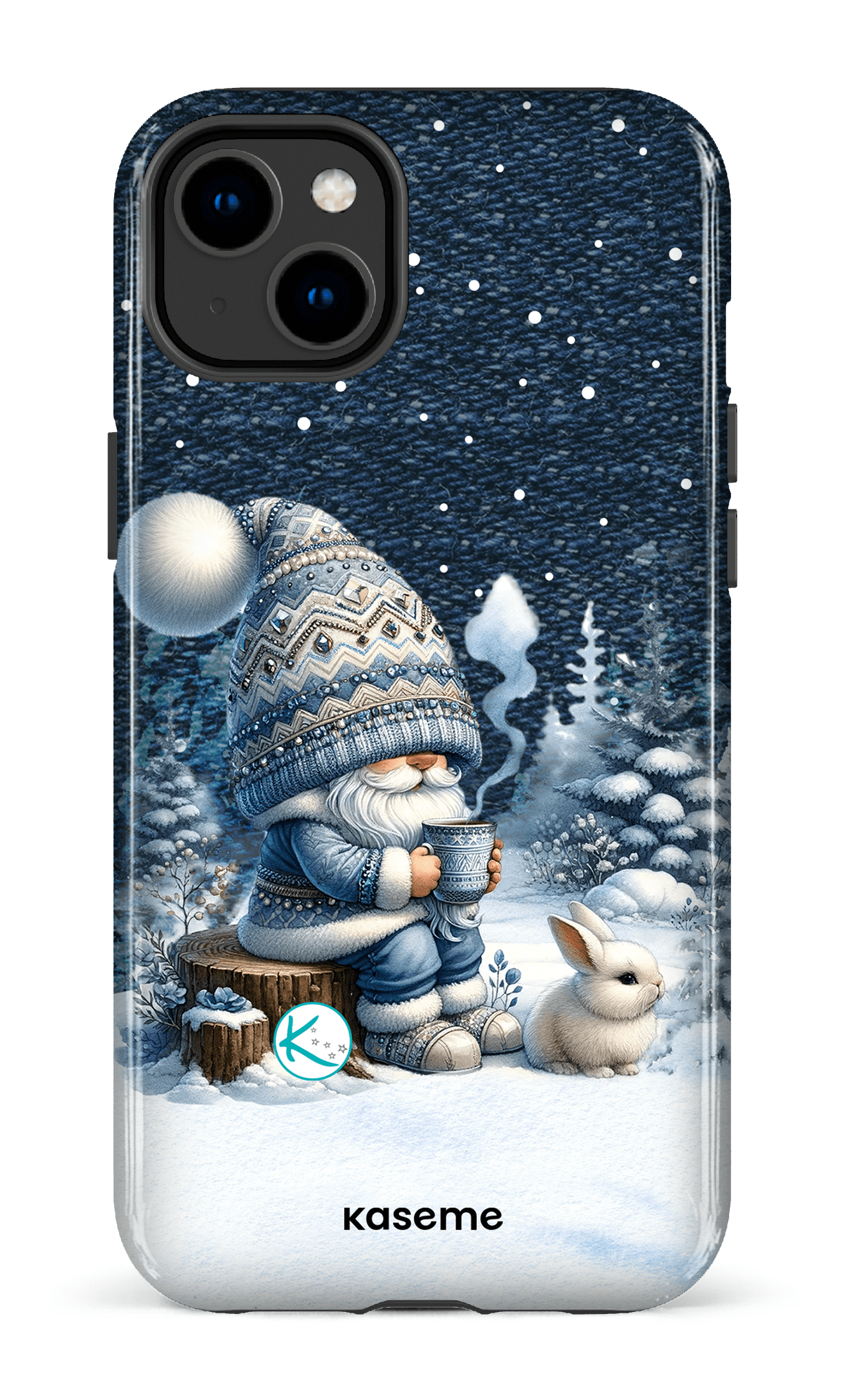 Étui à cellulaire - Gnome et son lapin