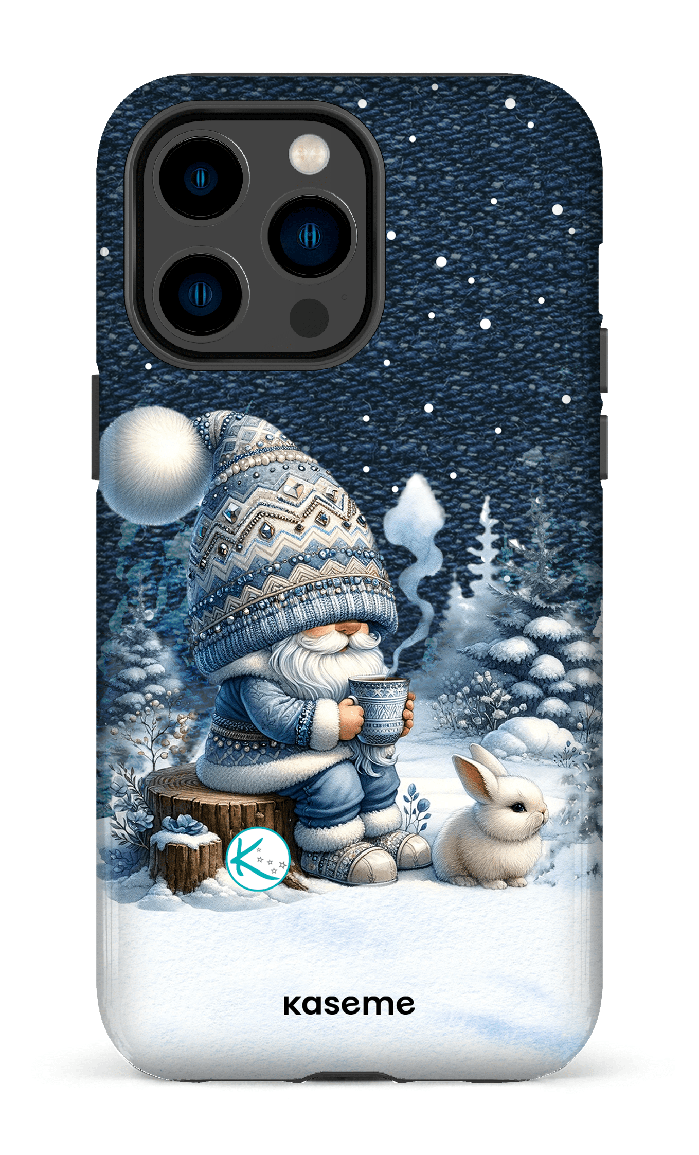 Étui à cellulaire - Gnome et son lapin