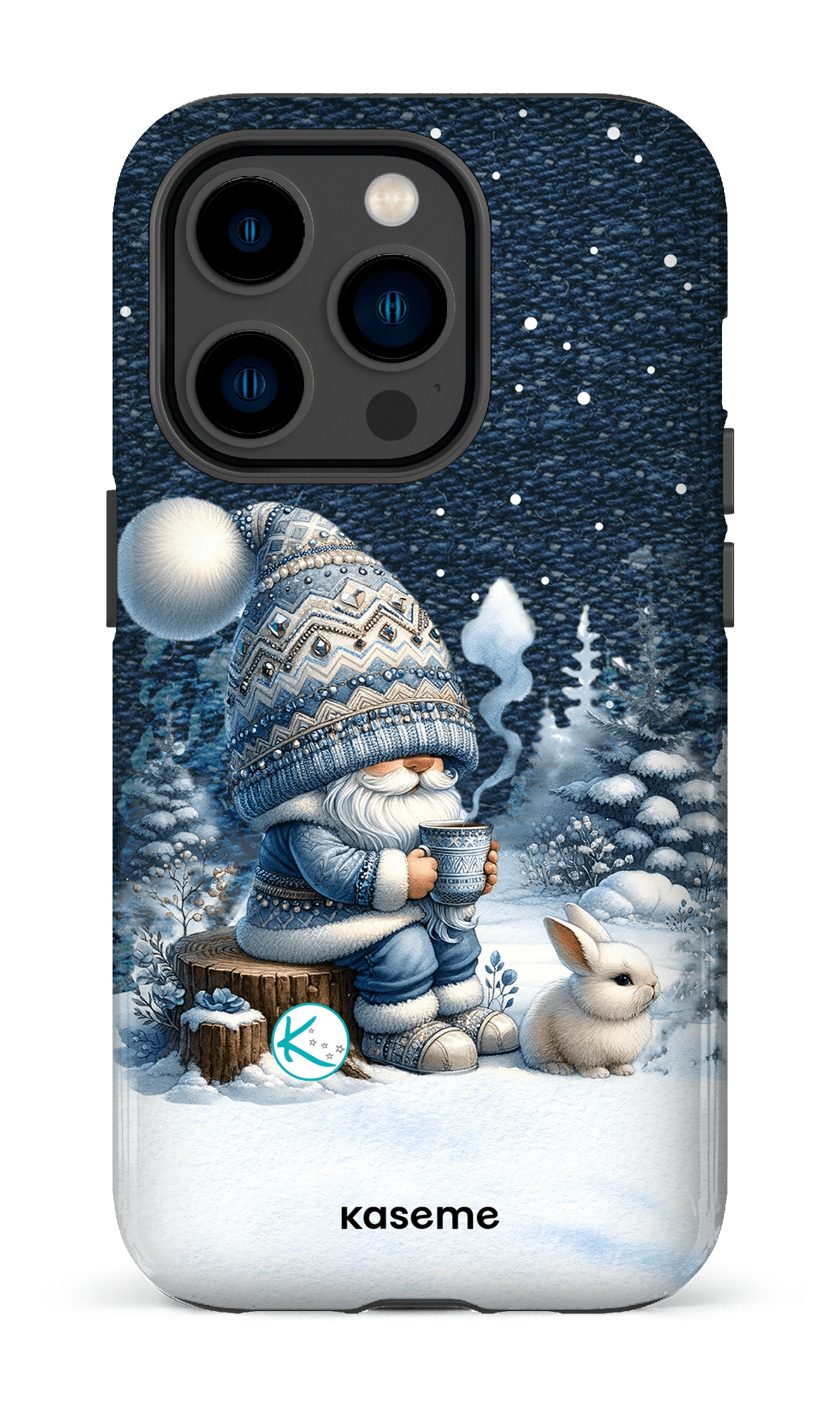 Étui à cellulaire - Gnome et son lapin