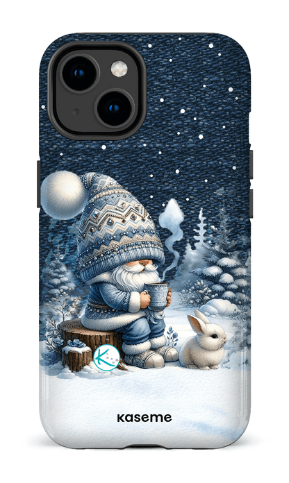 Étui à cellulaire - Gnome et son lapin