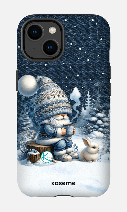 Étui à cellulaire - Gnome et son lapin