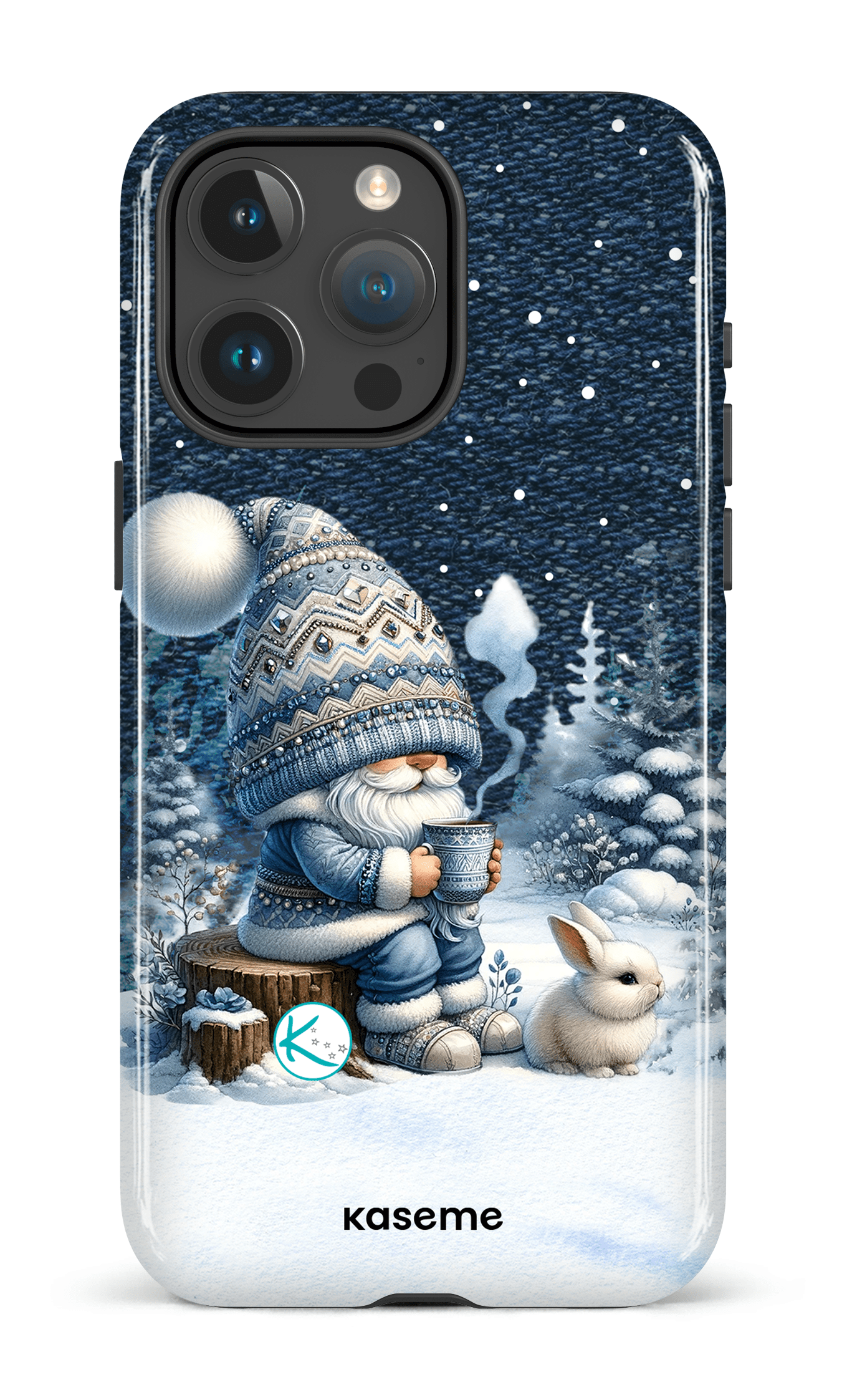 Étui à cellulaire - Gnome et son lapin