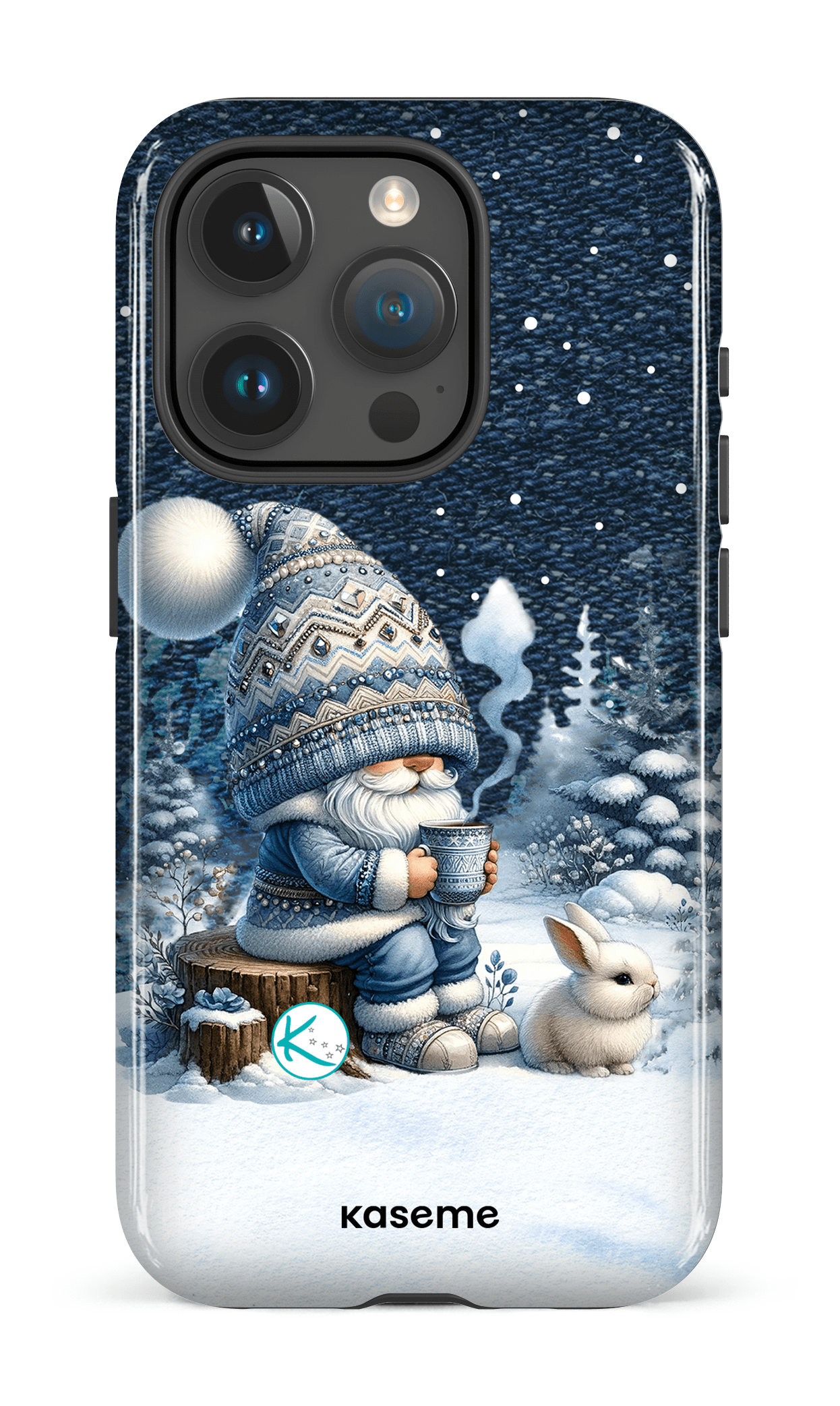Étui à cellulaire - Gnome et son lapin