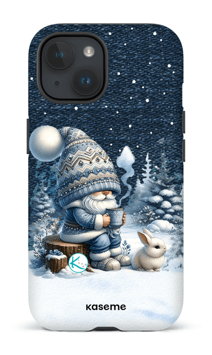 Étui à cellulaire - Gnome et son lapin