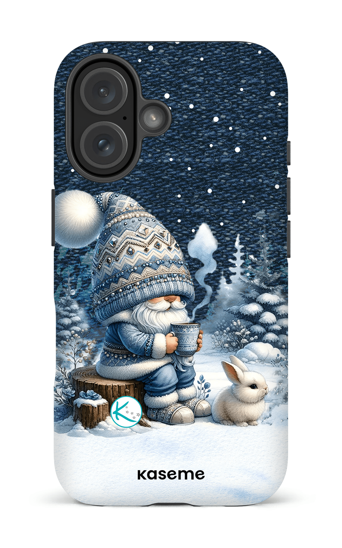 Étui à cellulaire - Gnome et son lapin