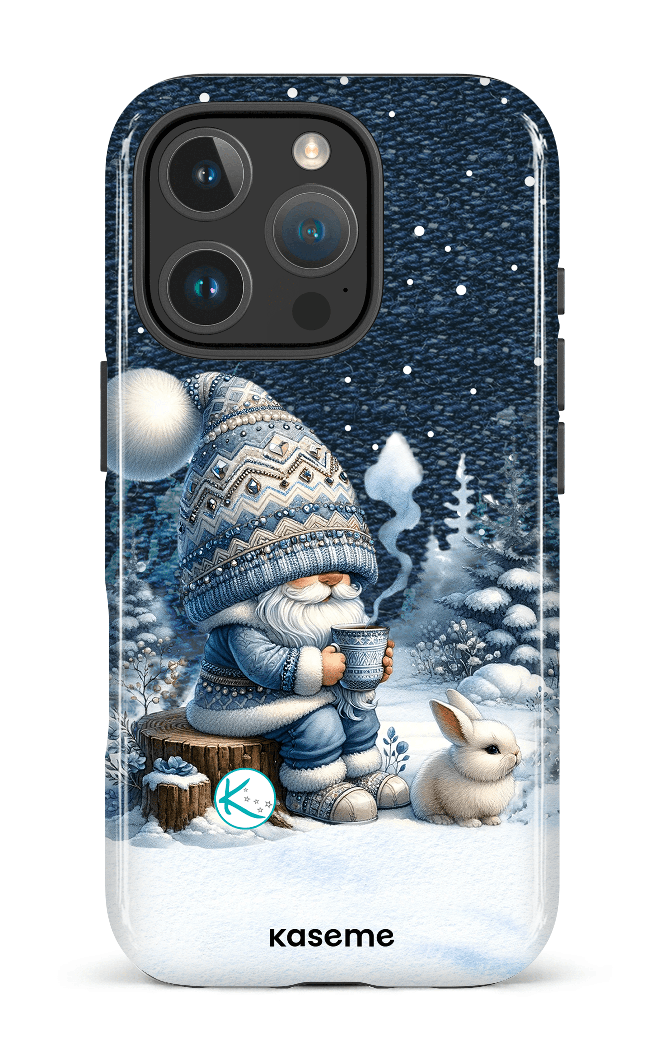 Étui à cellulaire - Gnome et son lapin