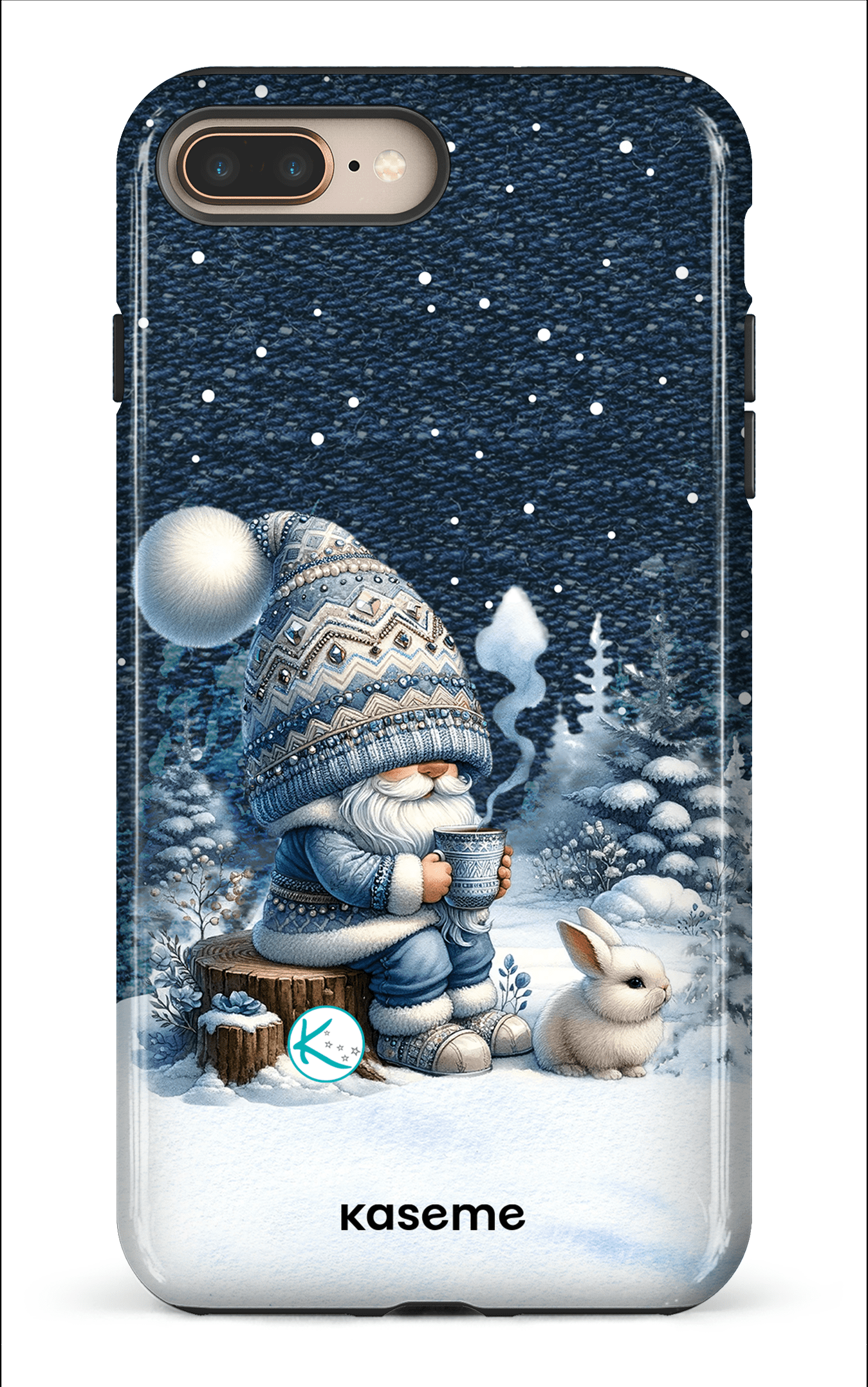 Étui à cellulaire - Gnome et son lapin