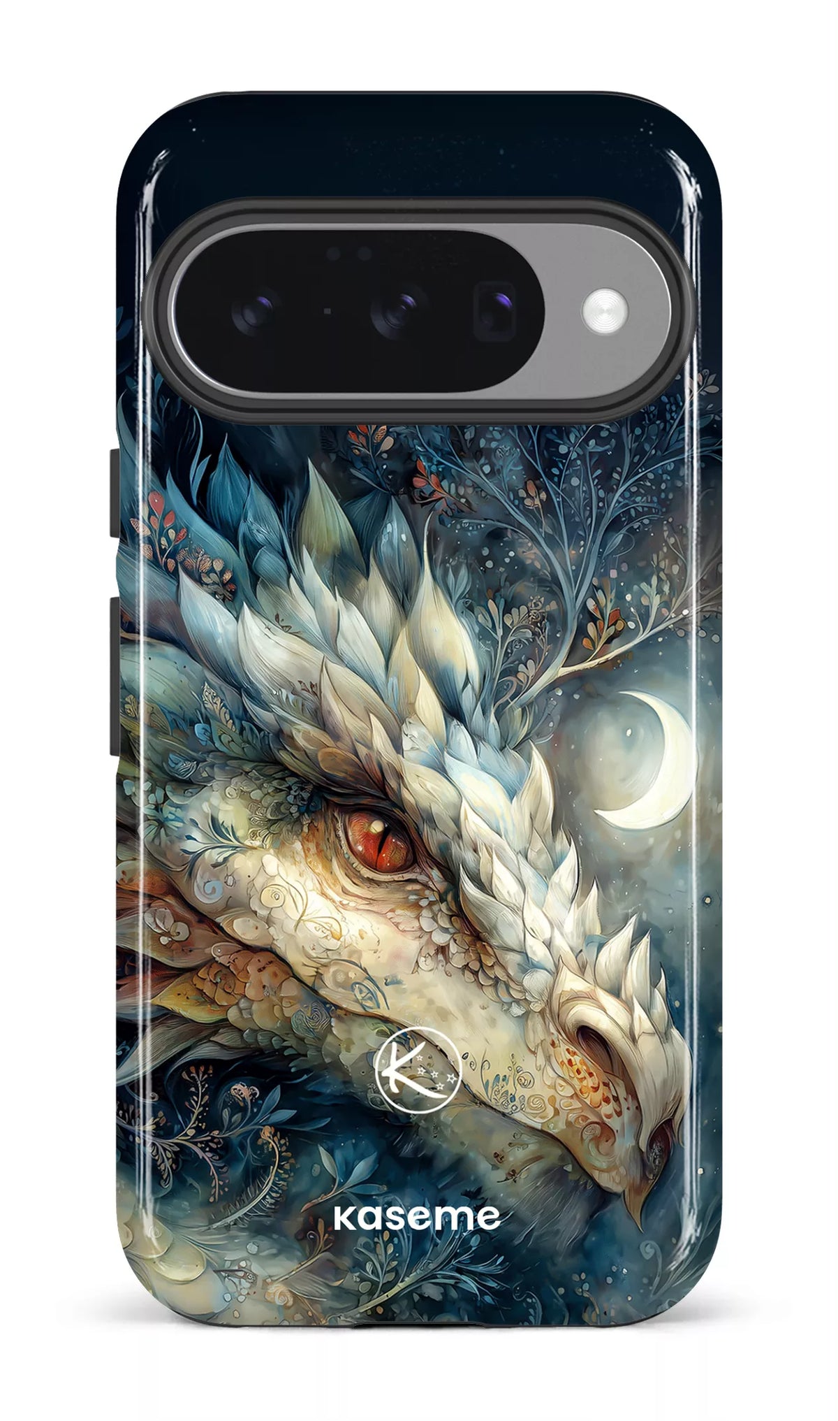 Étui à cellulaire - Dragon à la lune
