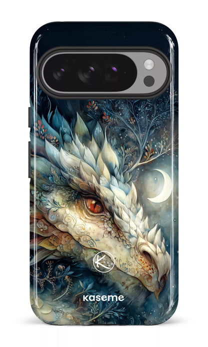 Étui à cellulaire - Dragon à la lune