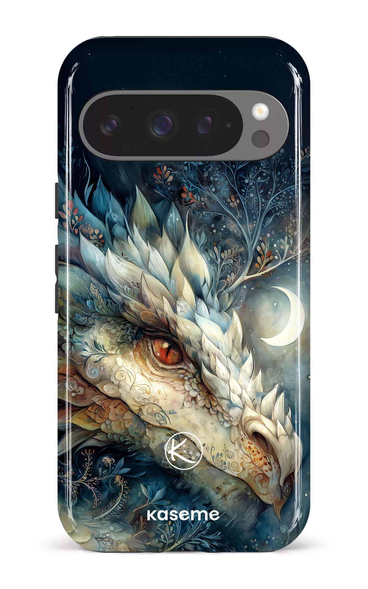 Étui à cellulaire - Dragon à la lune