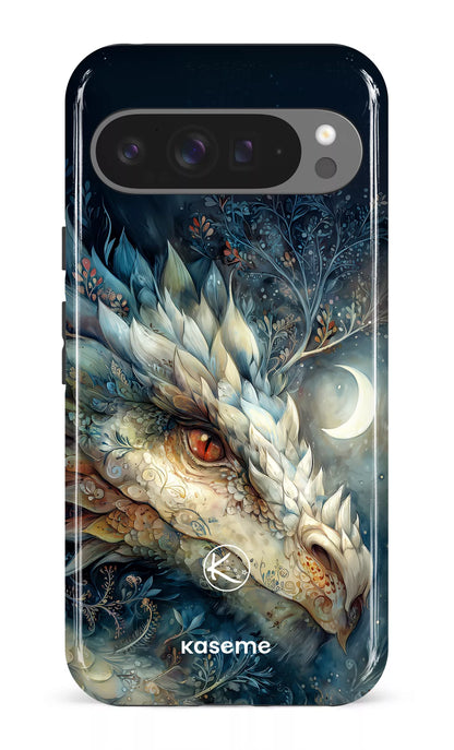 Étui à cellulaire - Dragon à la lune