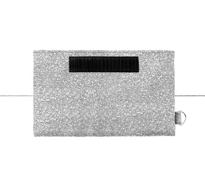 Base de grand portefeuille Paillettes argentées