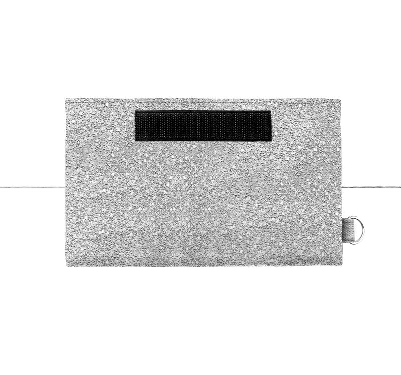 Base de grand portefeuille Paillettes argentées