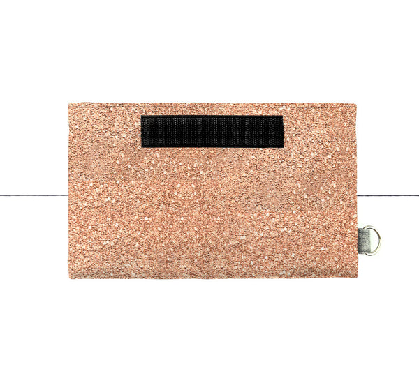 Base de grand portefeuille Paillettes rosées