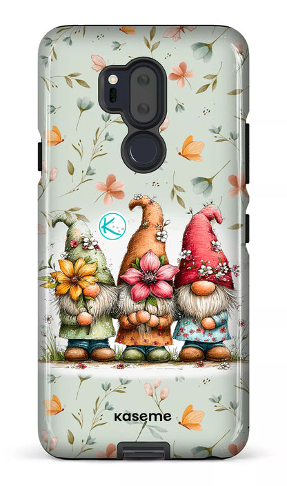Étui à cellulaire - Gnomes à la fleur