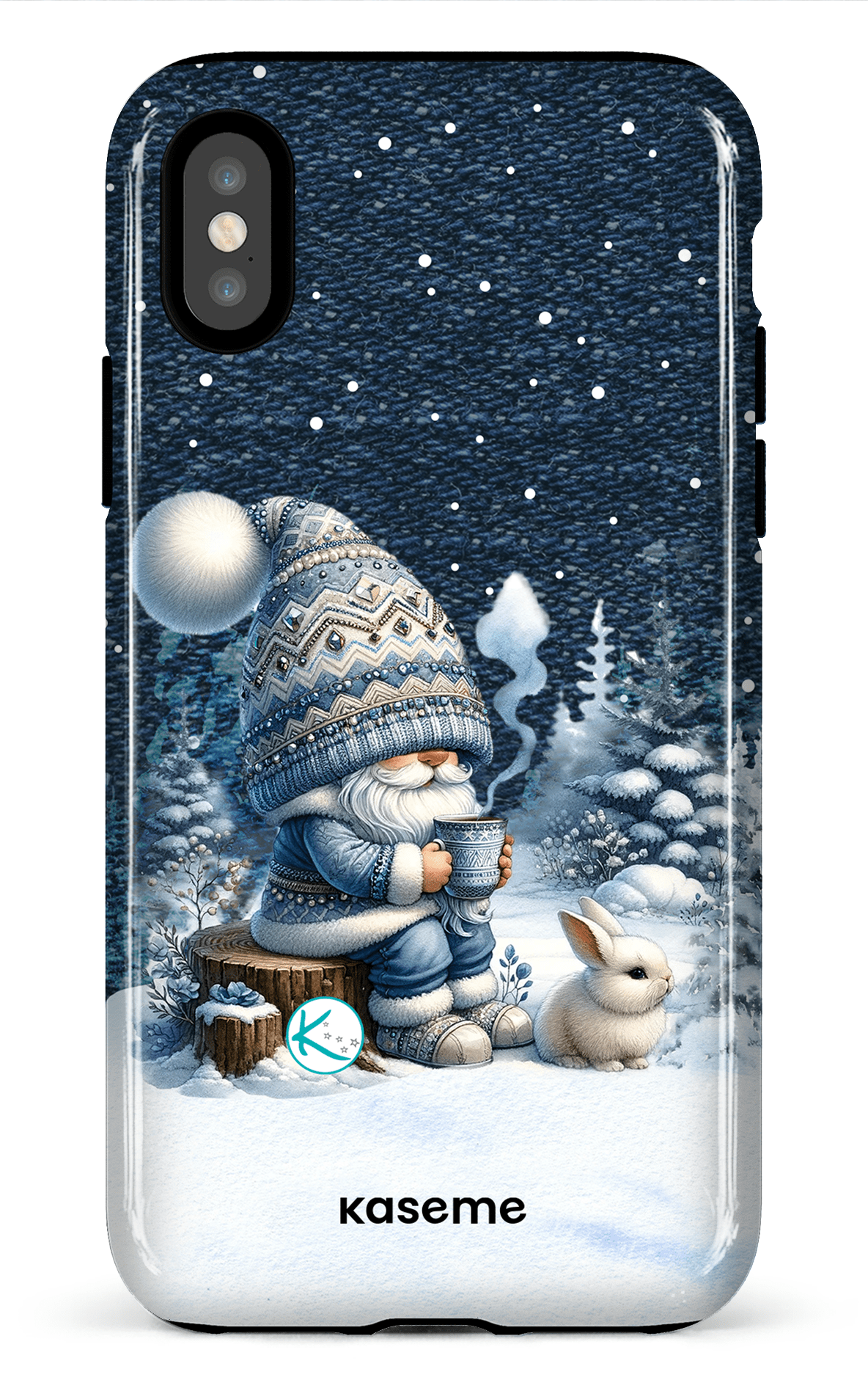 Étui à cellulaire - Gnome et son lapin