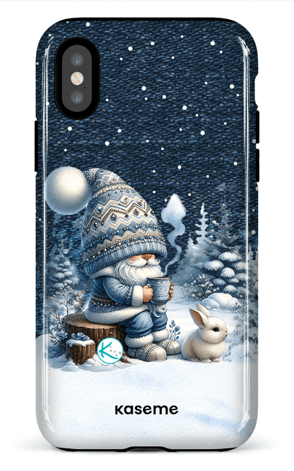 Étui à cellulaire - Gnome et son lapin