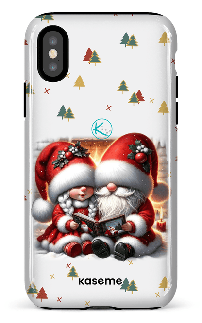 Étui à cellulaire - Gnome Maman et Papa Noël