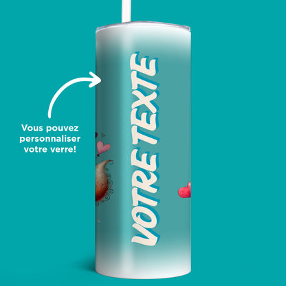Verre en acier inoxydable Balade romantique