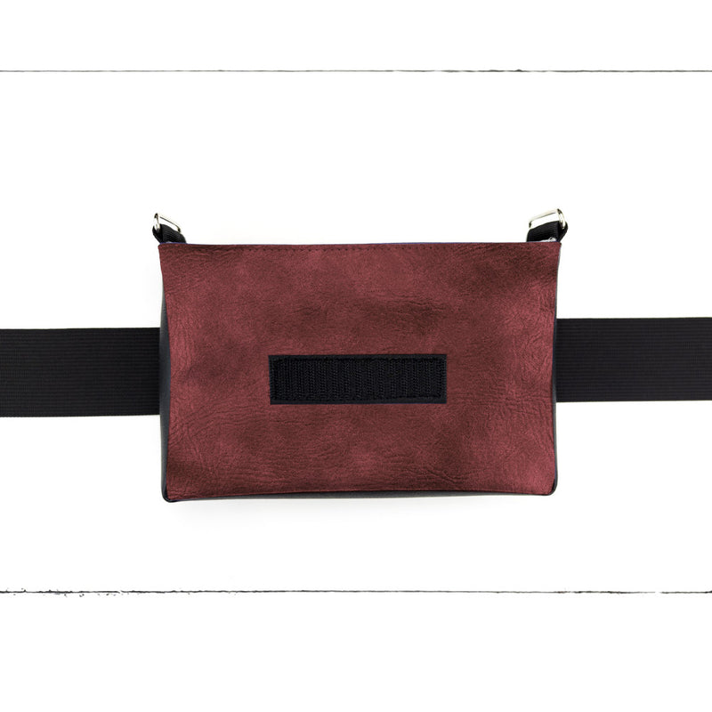 Base - 8" BananOurse Bourgogne (Sac banane transformable)