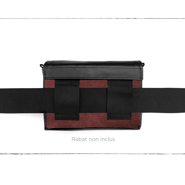 Base - 8" BananOurse Bourgogne (Sac banane transformable)