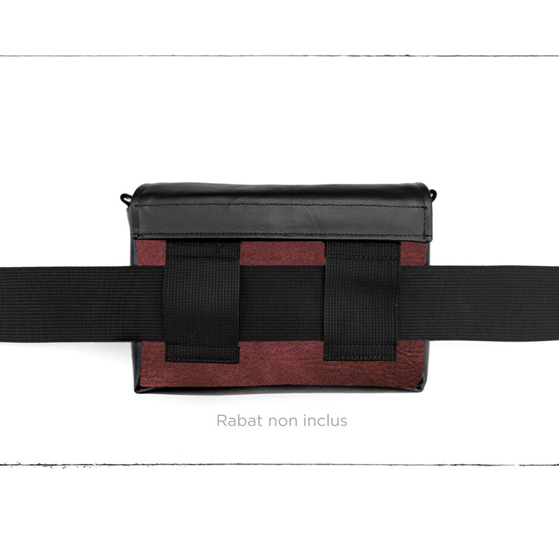 Base - 8" BananOurse Bourgogne (Sac banane transformable)