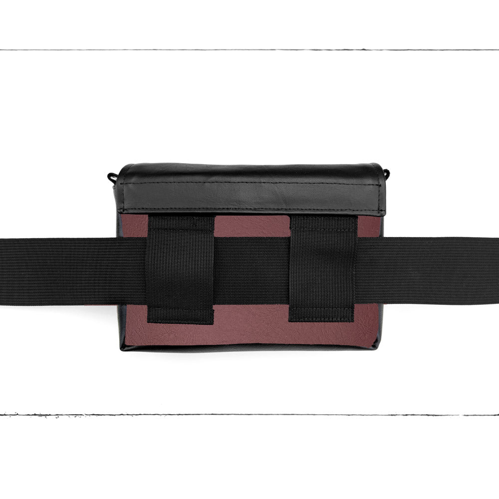 Base - 8" BananOurse Bourgogne (Sac banane transformable)