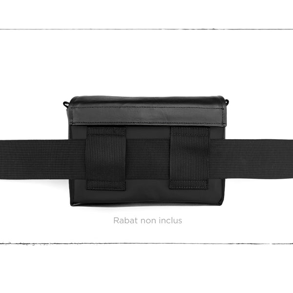 Base - 8" BananOurse Noir (Sac banane transformable)