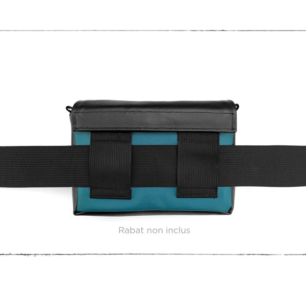 Base - 8" BananOurse Turquoise (Sac banane transformable)