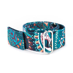 Bandoulière Paisley turquoise