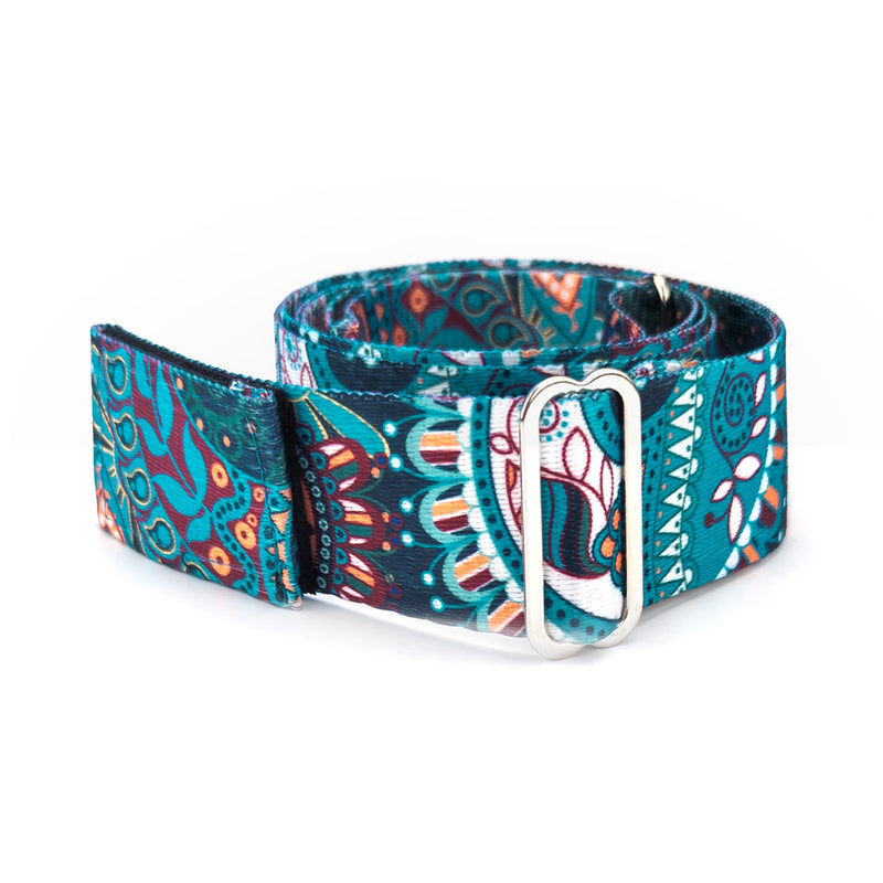 Bandoulière Paisley turquoise