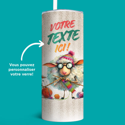 Verre en acier inoxydable Bedons de laine