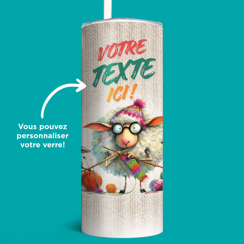 Verre en acier inoxydable Bedons de laine