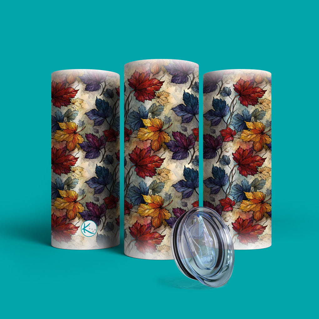 Verre en acier inoxydable Bleu d&