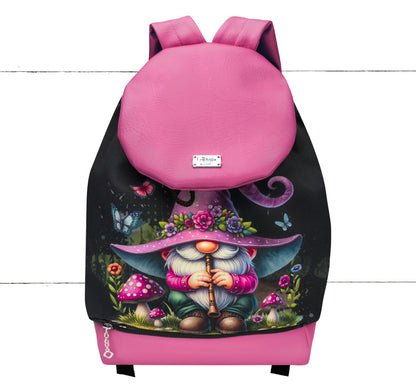 Pochette Coachella Gnome à la flûte