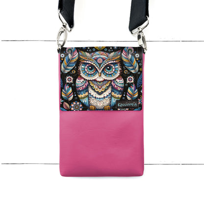 Rabat de Portefeuille Hibou bohème