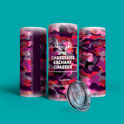 Verre en acier inoxydable Chasseuse sachant chasser