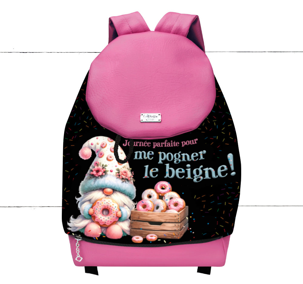Pochette Coachella Gnome aux beignes