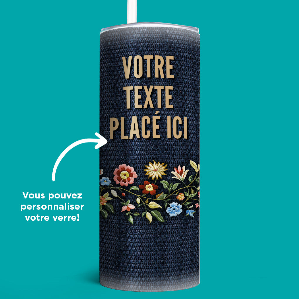 Verre en acier inoxydable Éléphant mystique