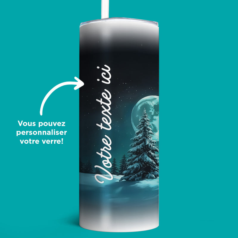 Verre en acier inoxydable Étoiles des neiges