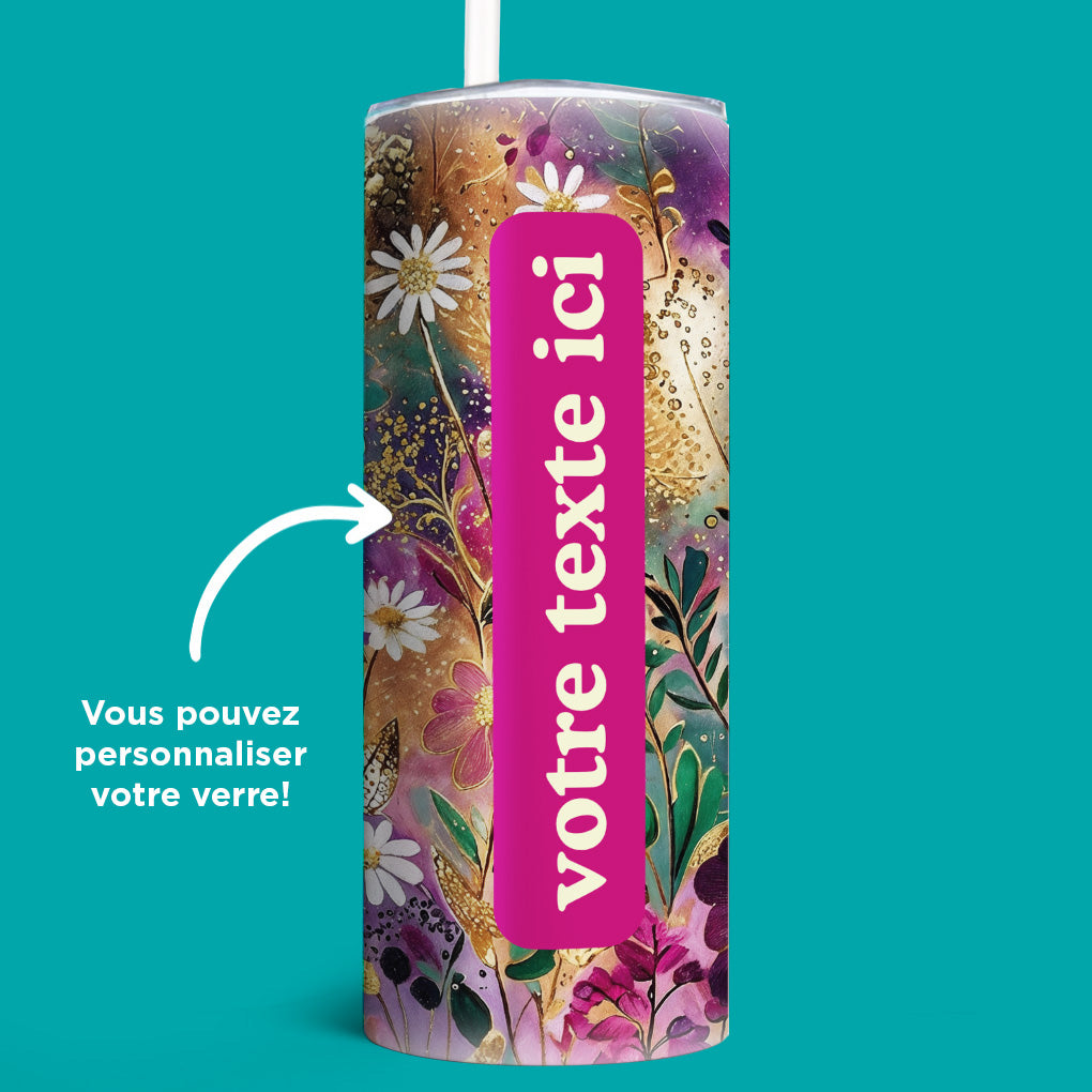 Verre en acier inoxydable Fiesta dorée